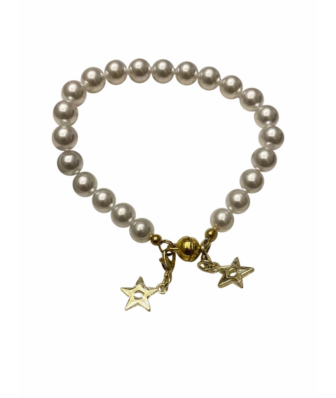 CHRISTIAN DIOR Белый жемчужный браслет, фото 1