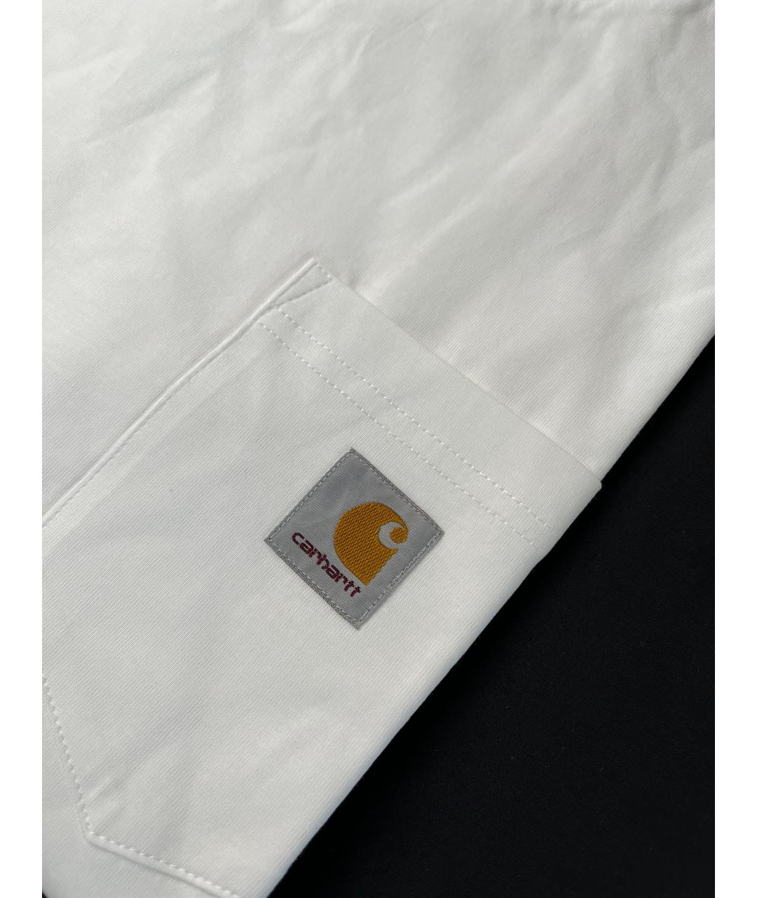 CARHARTT WIP Белая хлопковая футболка, фото 5
