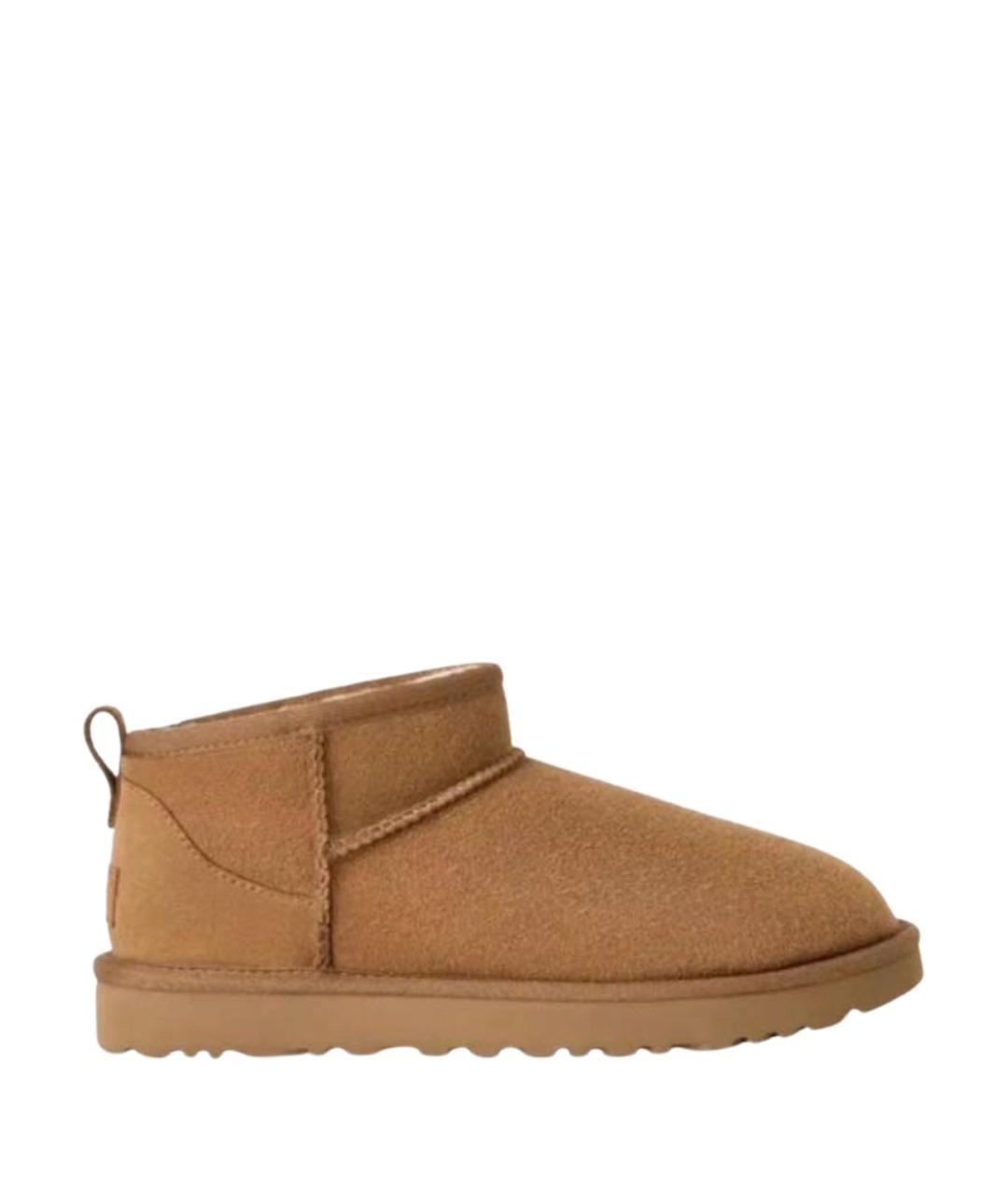 UGG AUSTRALIA Бежевые замшевые ботинки, фото 1
