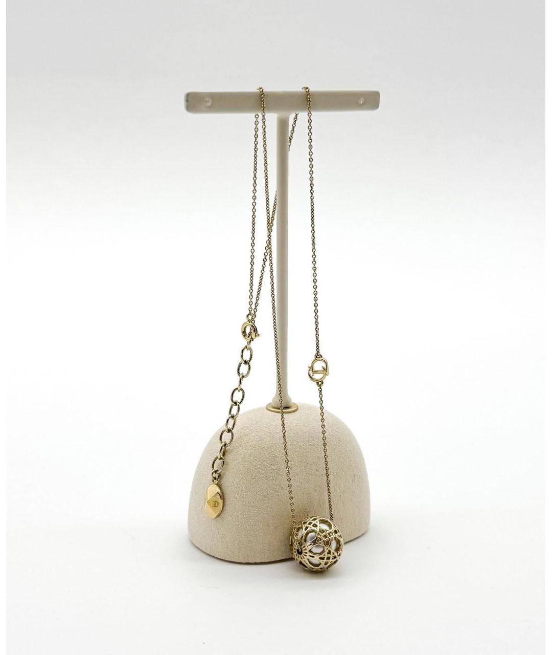 CHRISTIAN DIOR Золотая подвеска, фото 3