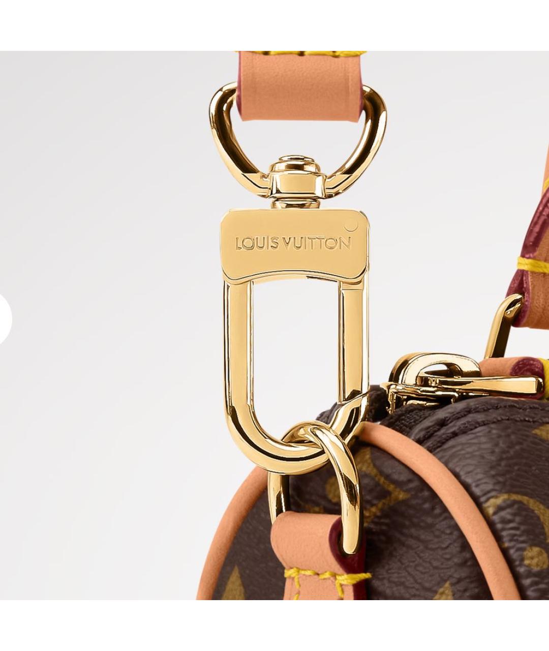 LOUIS VUITTON Коричневая сумка с короткими ручками, фото 7