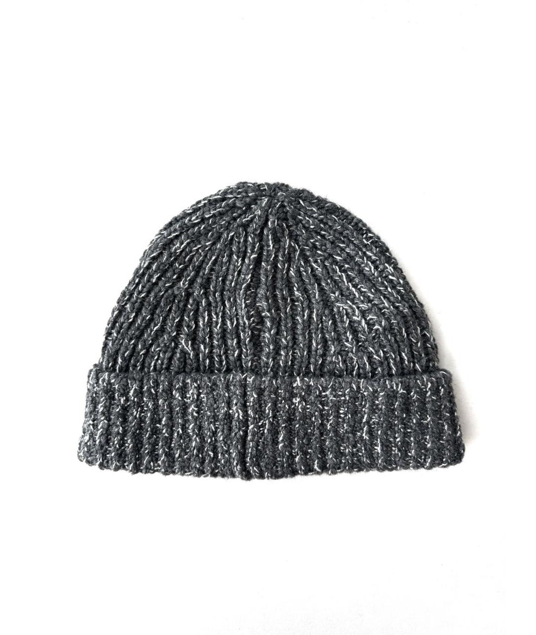 STONE ISLAND Серая шерстяная шапка, фото 4