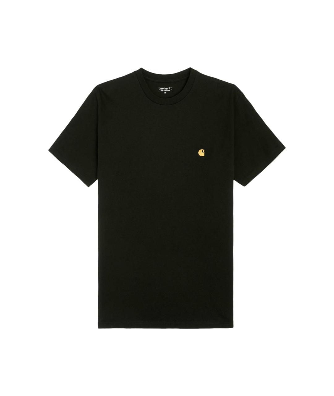 CARHARTT WIP Черная хлопковая футболка, фото 1