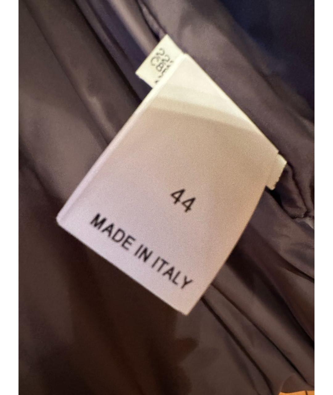 BRUNELLO CUCINELLI Коричневый полиэстеровый пуховик, фото 5