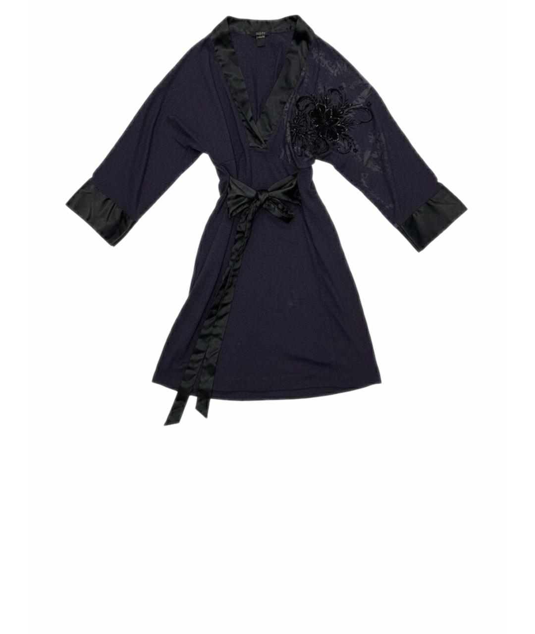 ROBERTO CAVALLI Фиолетовое вискозное повседневное платье, фото 3