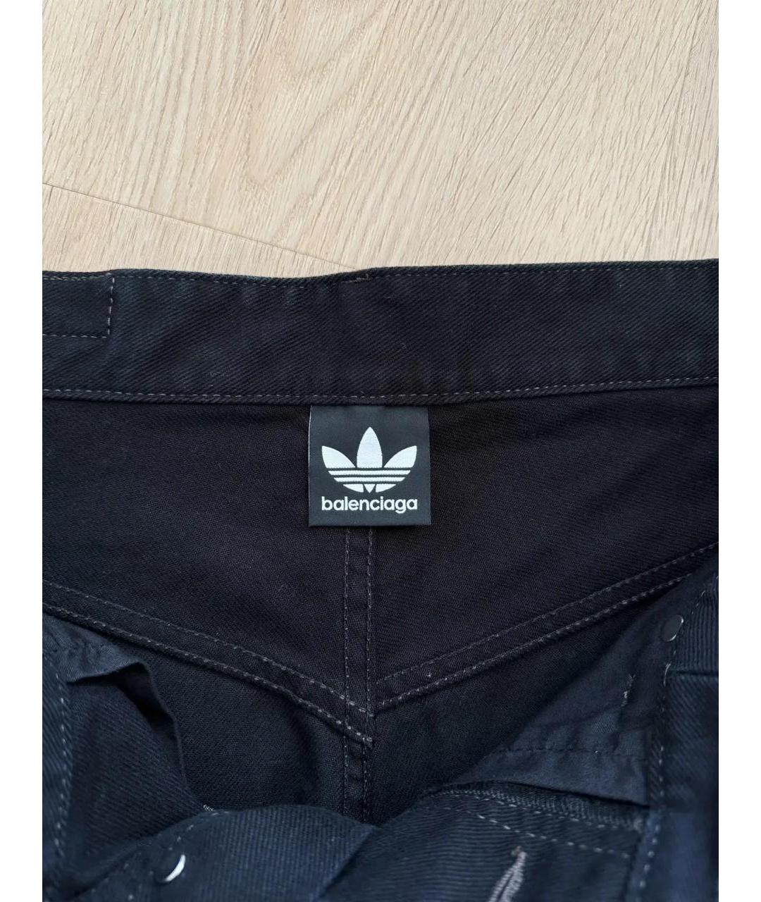 BALENCIAGA Черные хлопковые джинсы, фото 5