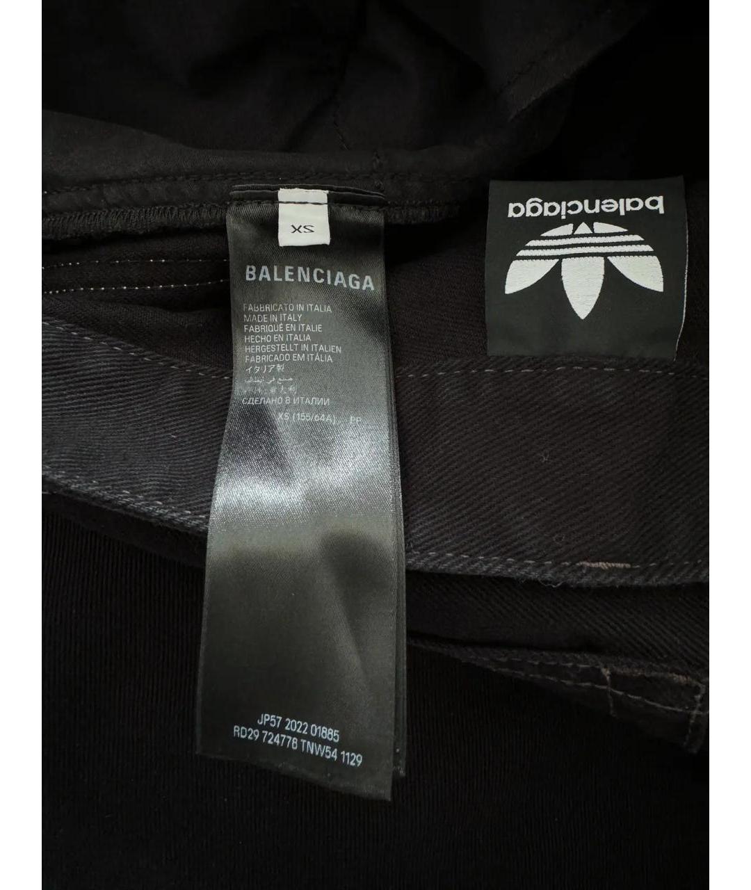 BALENCIAGA Черные хлопковые джинсы, фото 4