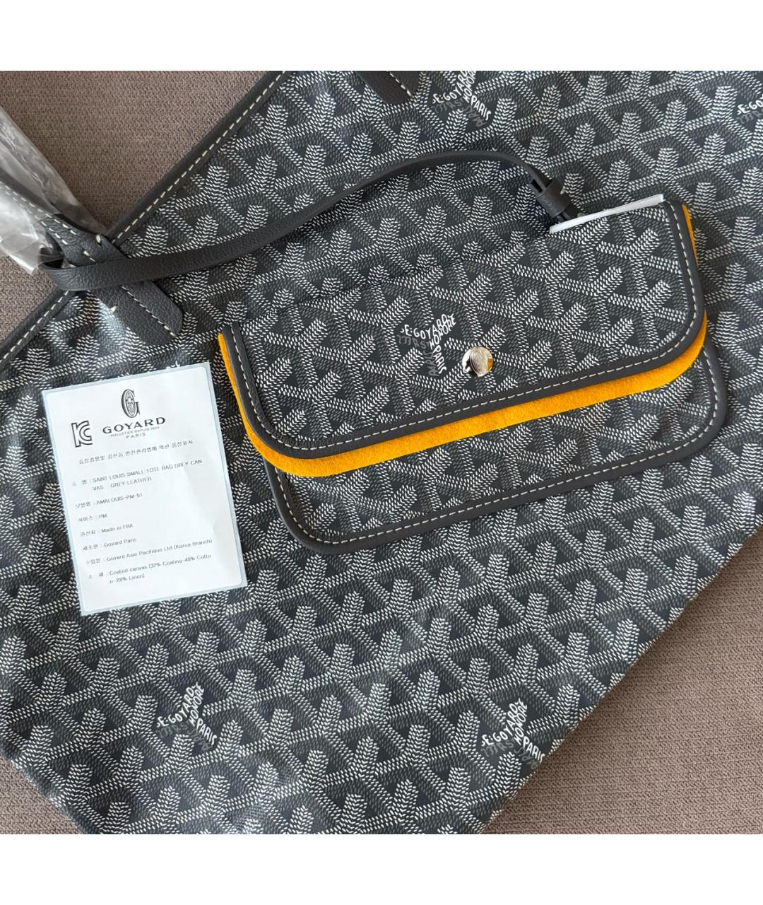 GOYARD Серая сумка тоут, фото 6