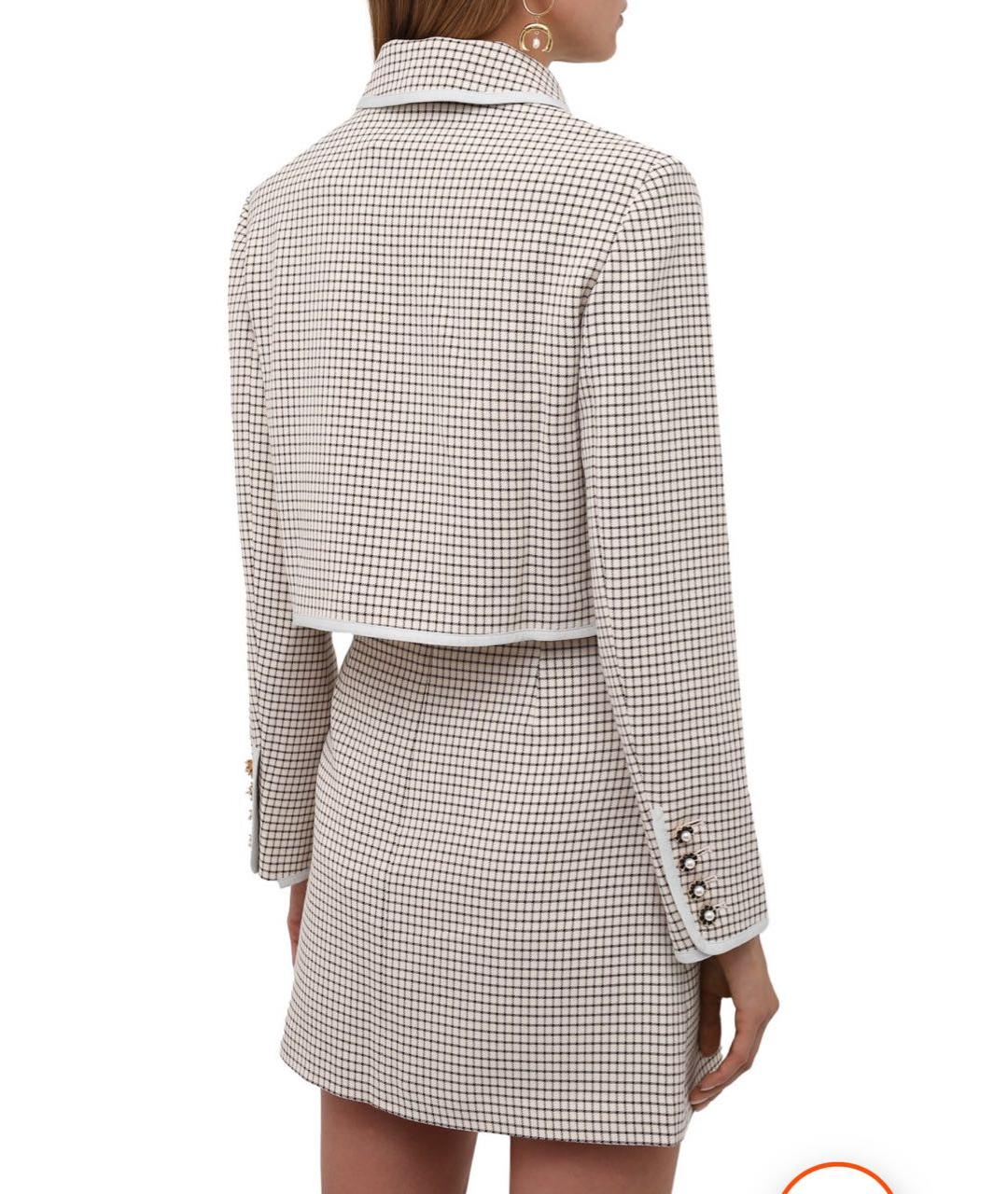 SELF-PORTRAIT Бежевый полиэстеровый костюм с юбками, фото 4