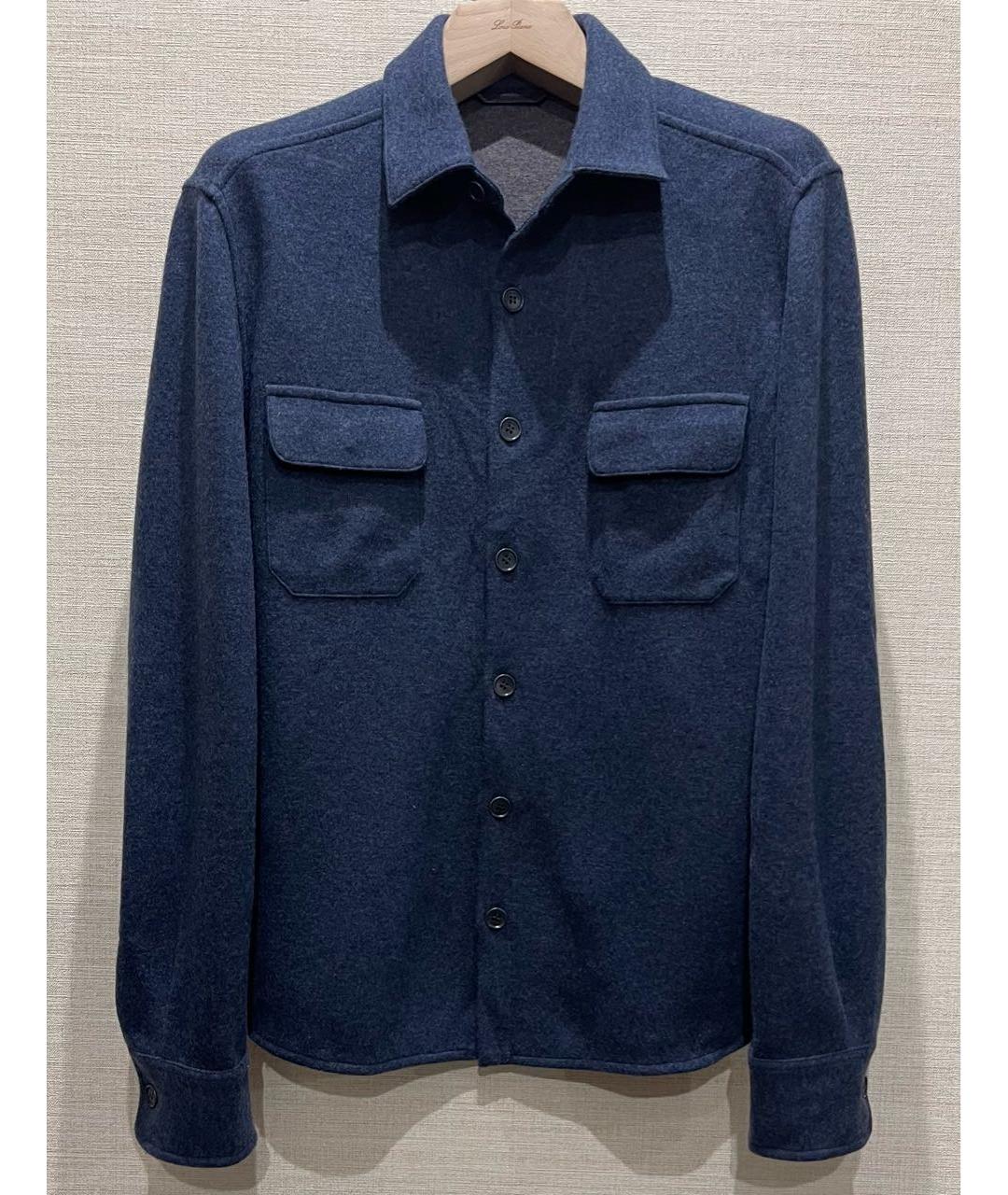 LORO PIANA Синяя кашемировая куртка, фото 9