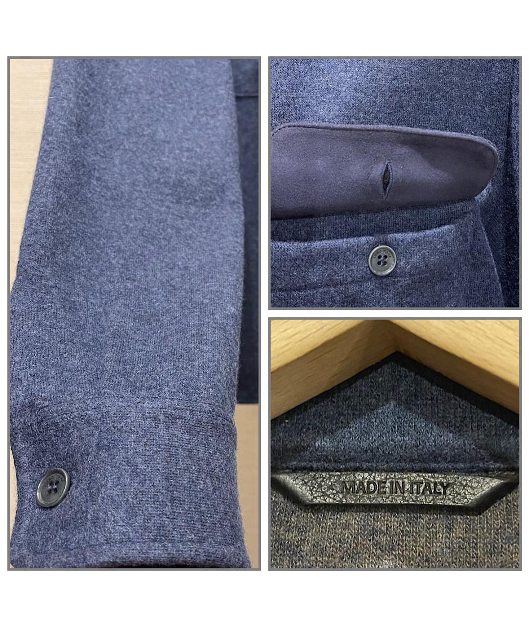 LORO PIANA Синяя кашемировая куртка, фото 6
