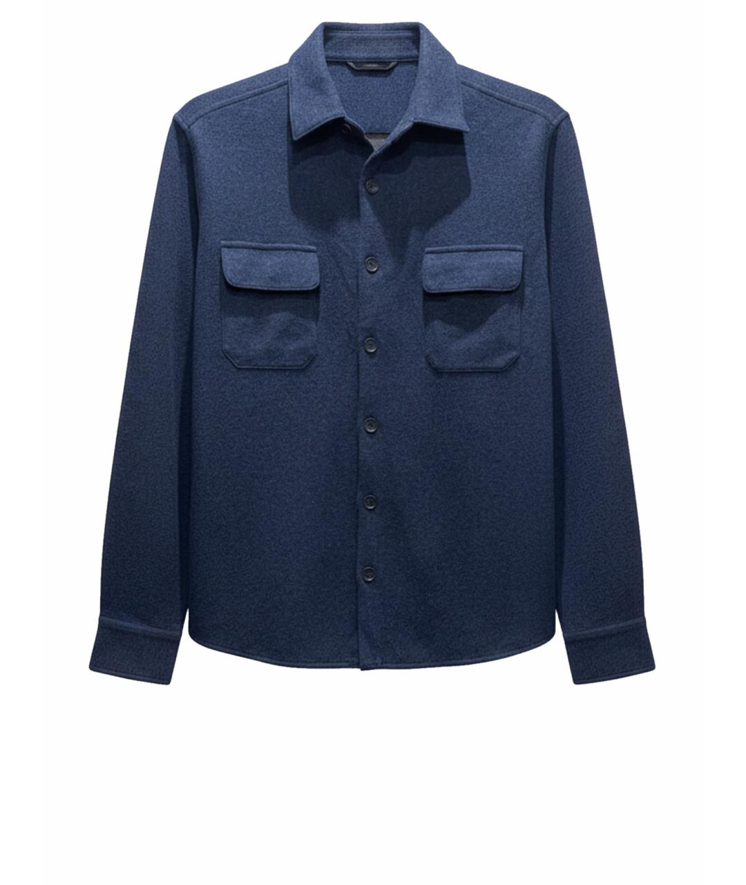 LORO PIANA Синяя кашемировая куртка, фото 1