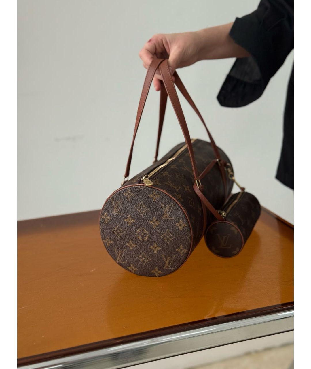 LOUIS VUITTON Коричневая сумка через плечо, фото 4