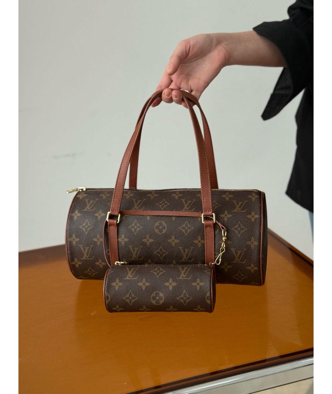 LOUIS VUITTON Коричневая сумка через плечо, фото 9