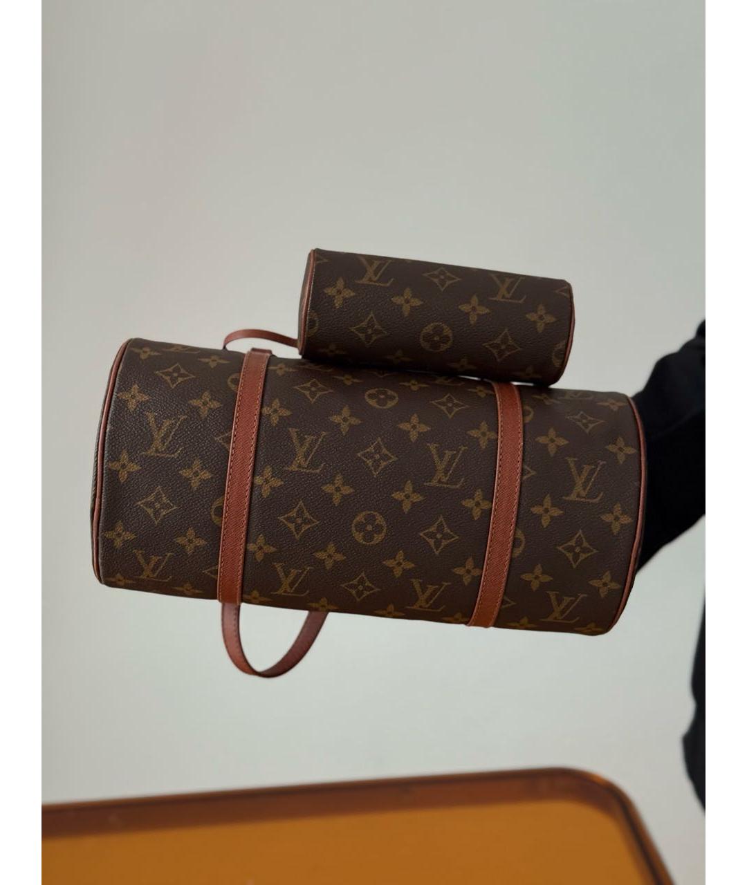 LOUIS VUITTON Коричневая сумка через плечо, фото 5
