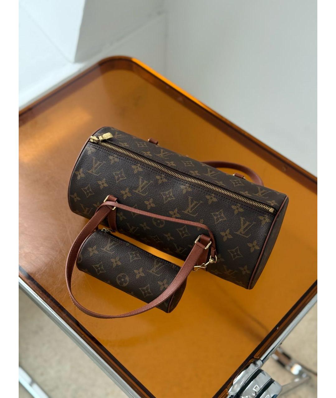 LOUIS VUITTON Коричневая сумка через плечо, фото 6