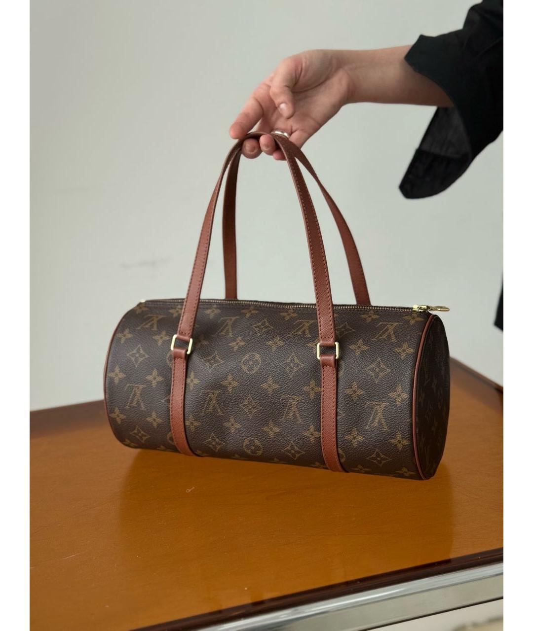LOUIS VUITTON Коричневая сумка через плечо, фото 3