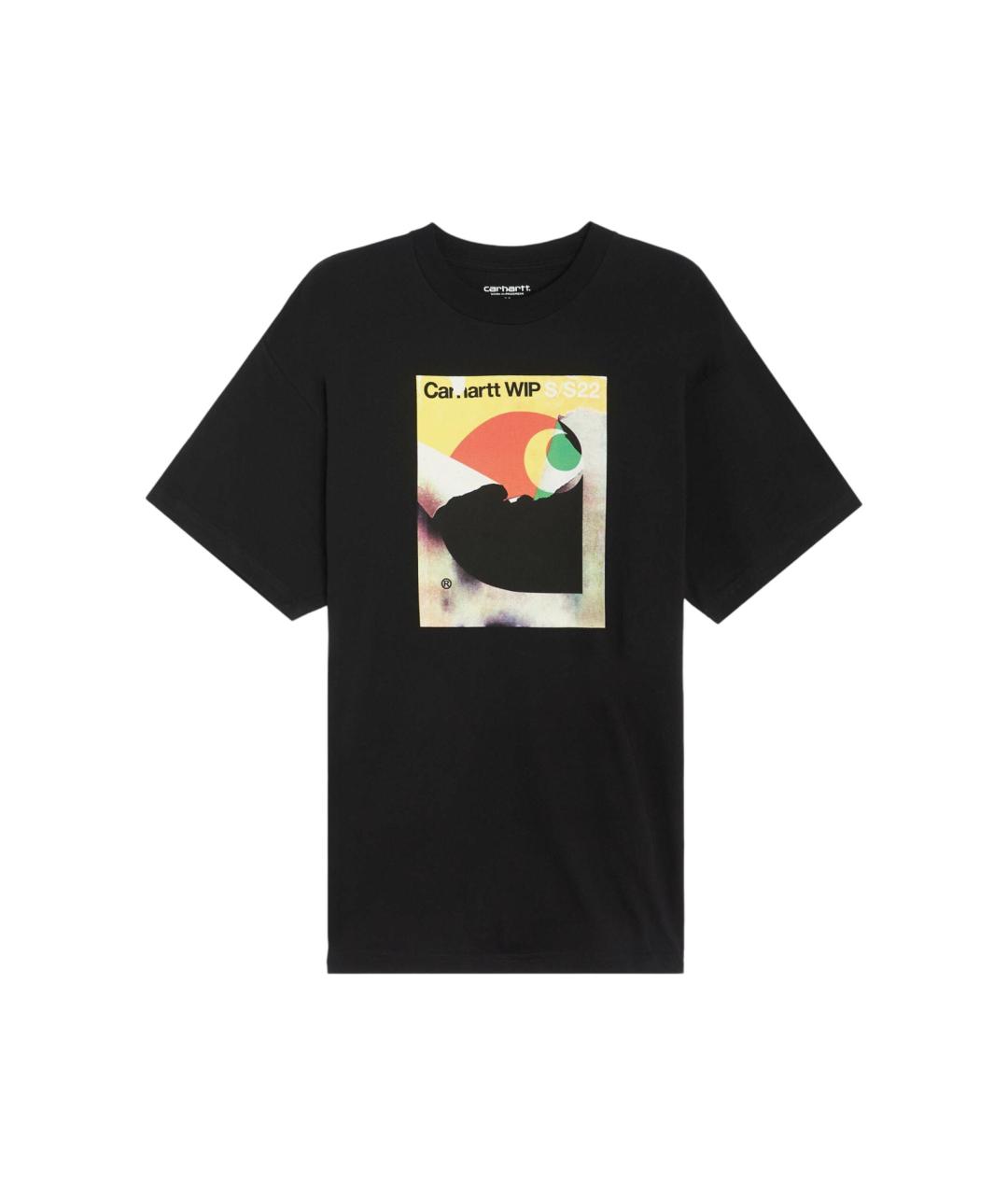 CARHARTT WIP Черная хлопковая футболка, фото 1