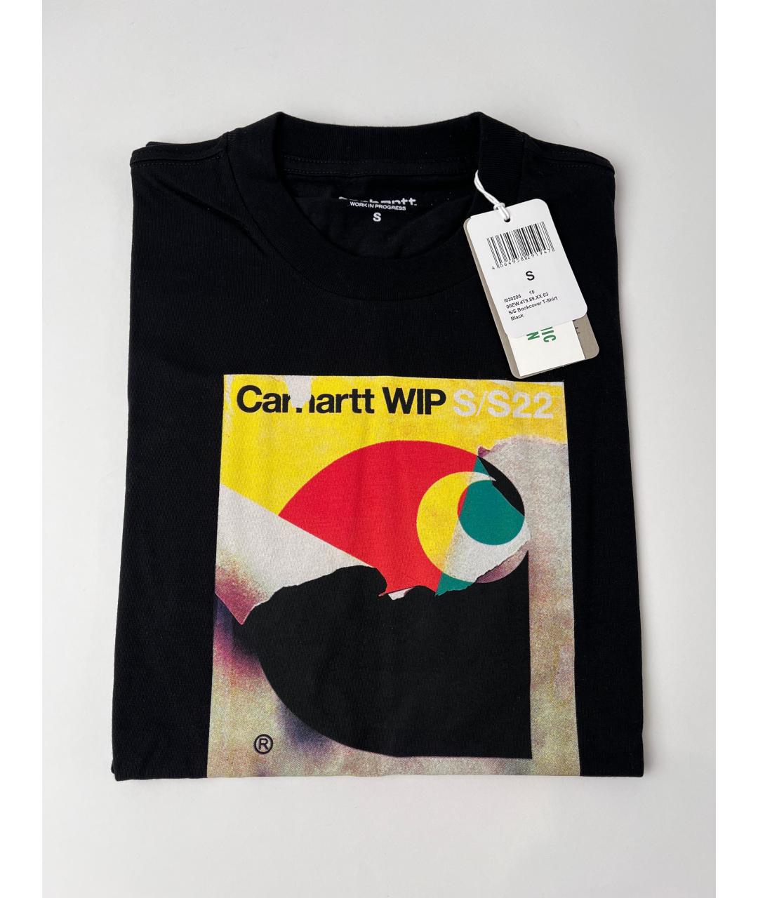 CARHARTT WIP Черная хлопковая футболка, фото 2