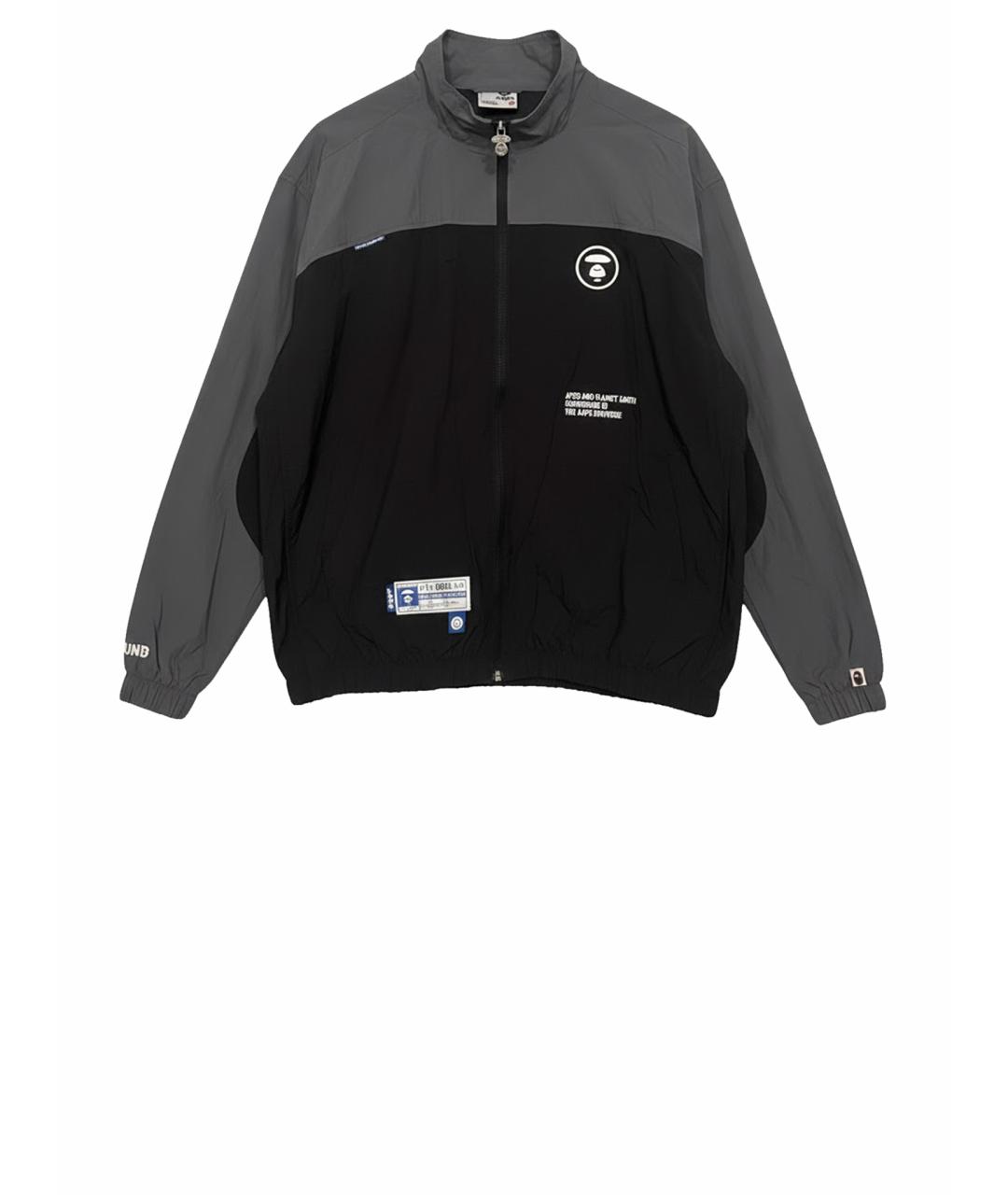 A BATHING APE Черный полиэстеровый спортивный костюм, фото 1