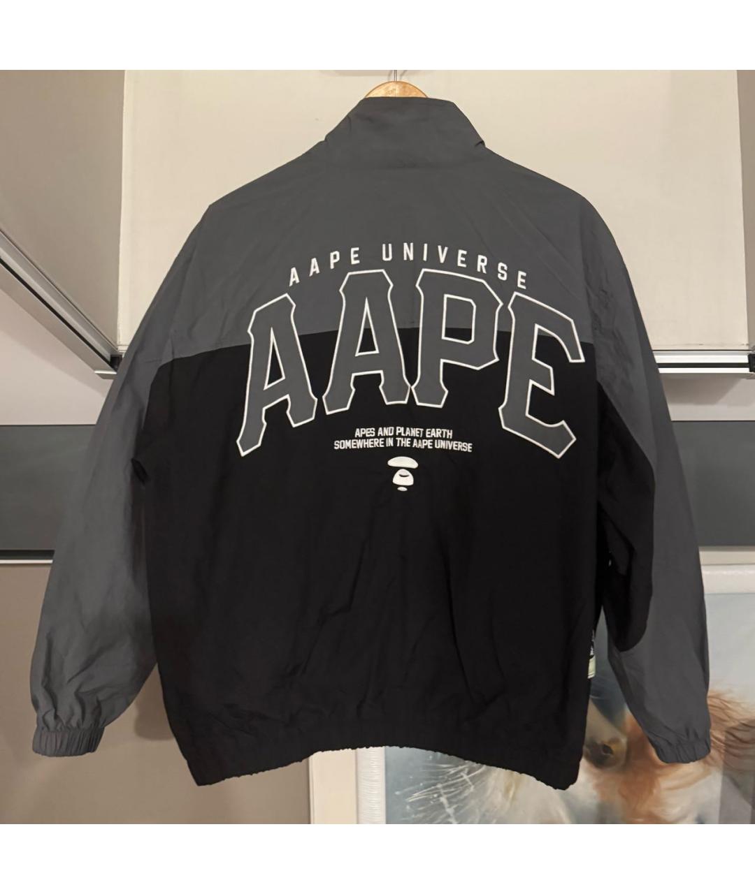 A BATHING APE Черный полиэстеровый спортивный костюм, фото 2