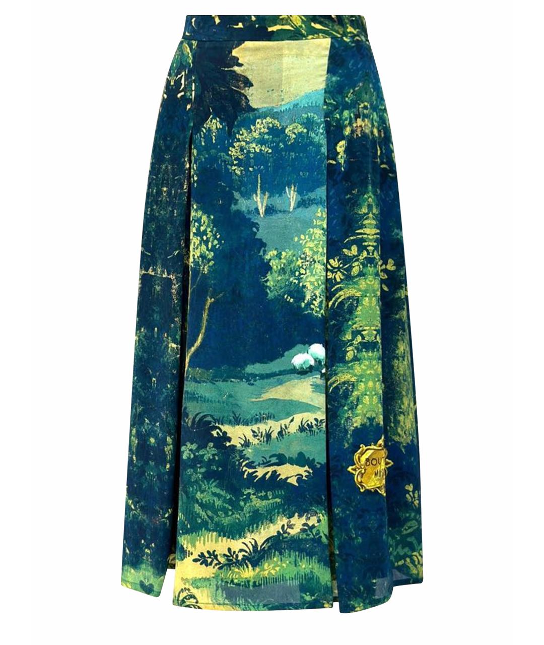 BOUTIQUE MOSCHINO Мульти юбка миди, фото 1