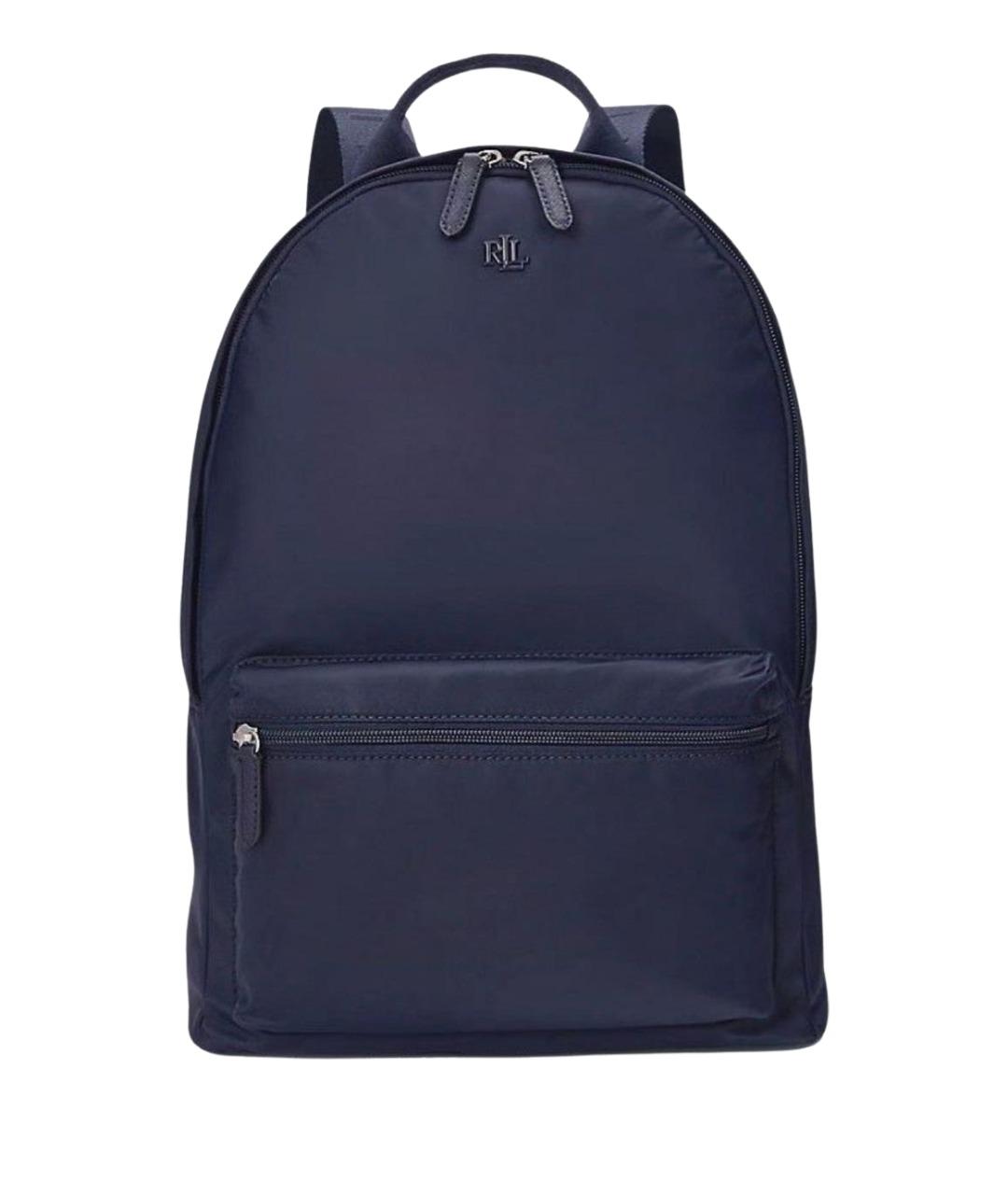 RALPH LAUREN Темно-синий тканевый рюкзак, фото 1
