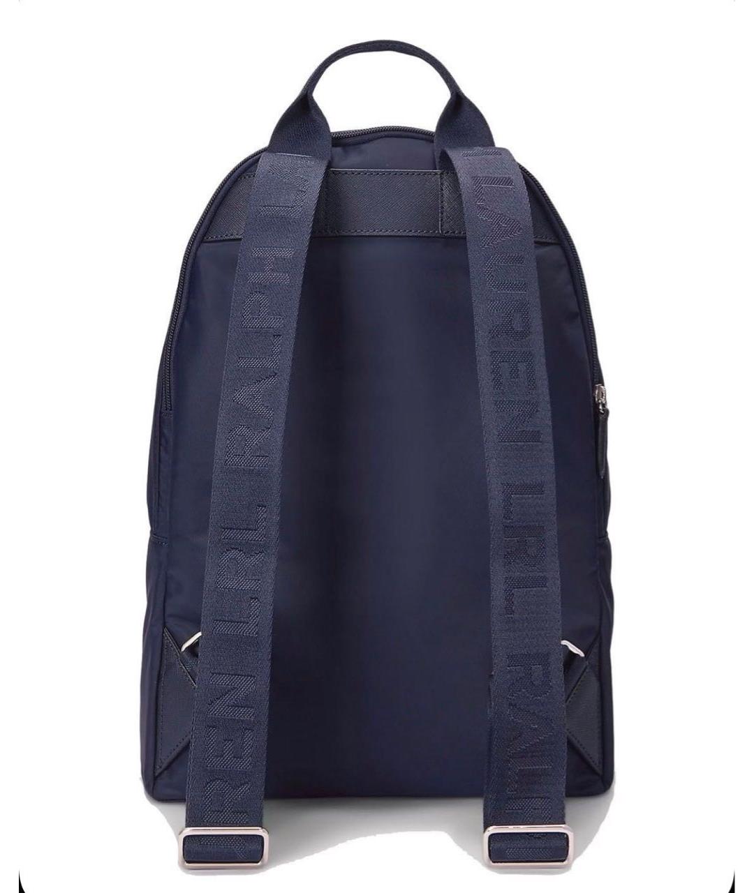 RALPH LAUREN Темно-синий тканевый рюкзак, фото 3