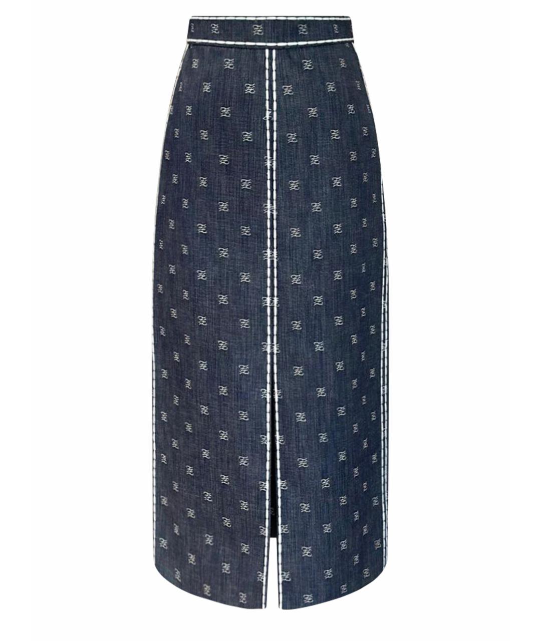 FENDI Мульти юбка миди, фото 1