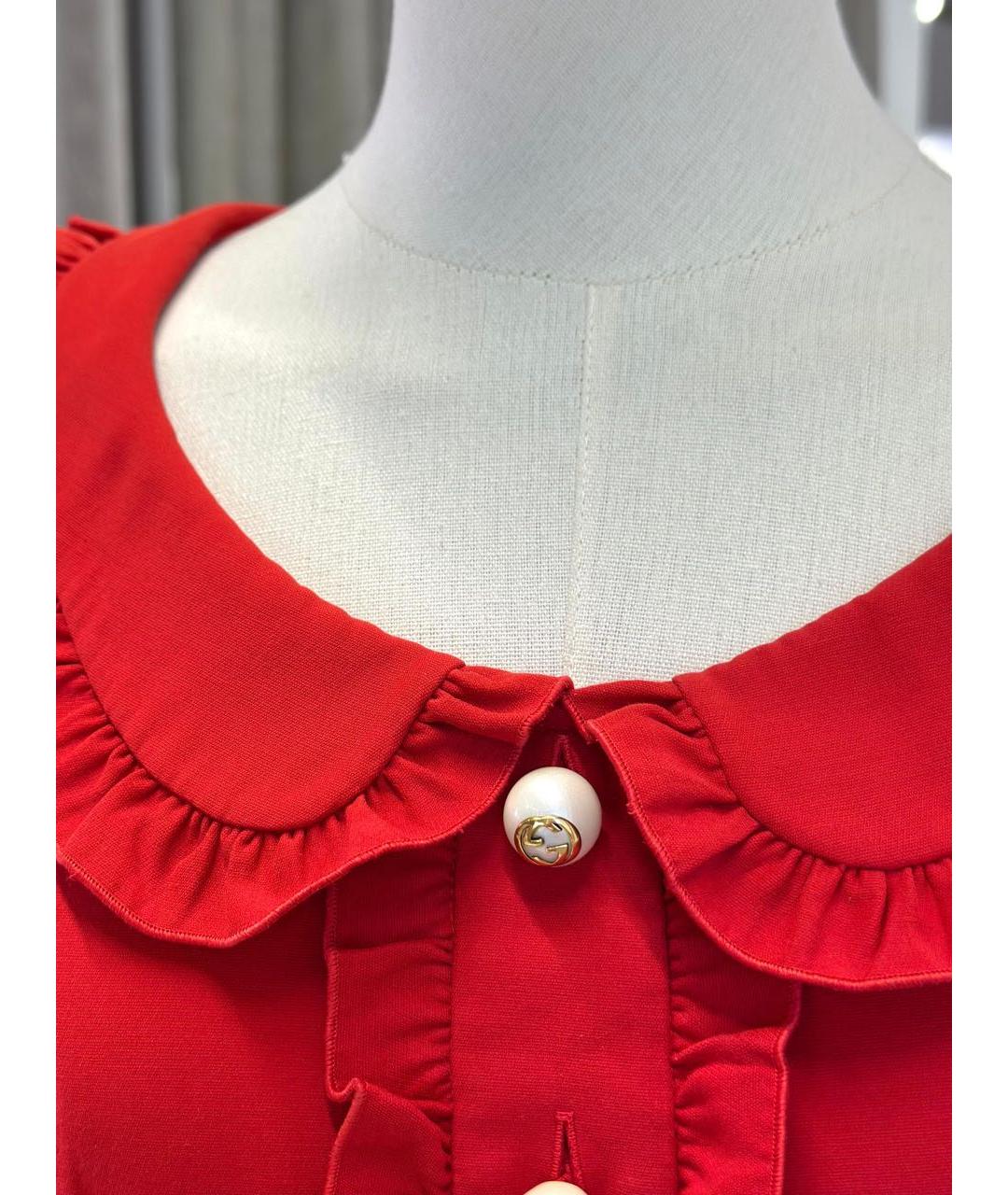 GUCCI Красное повседневное платье, фото 3