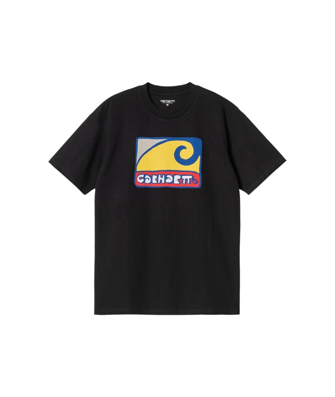 CARHARTT WIP Черная хлопковая футболка, фото 1