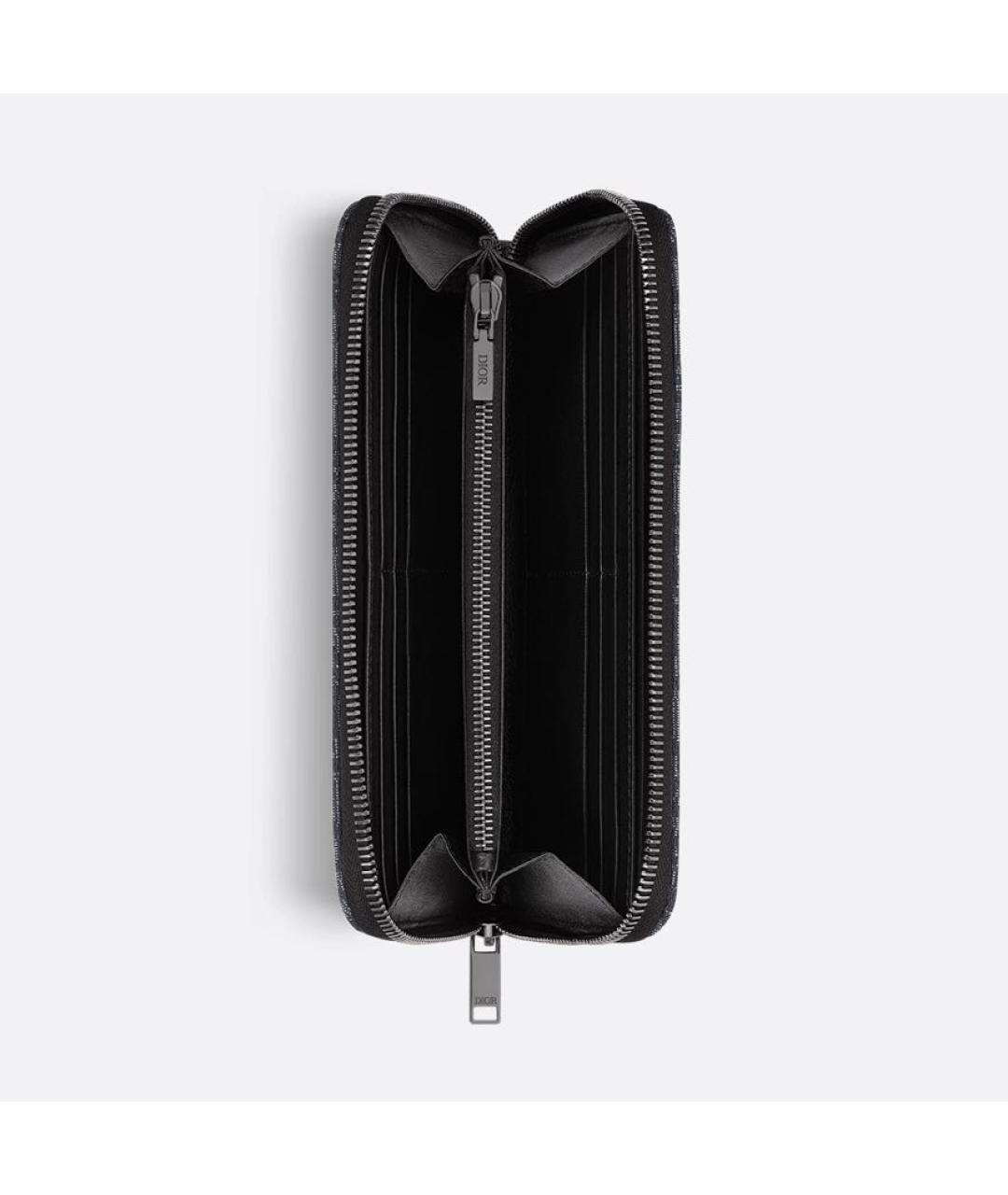 CHRISTIAN DIOR Антрацитовый кошелек, фото 3