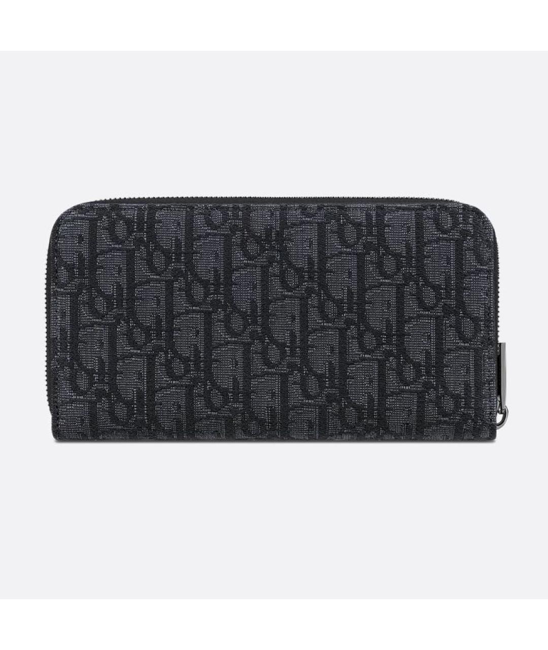 CHRISTIAN DIOR Антрацитовый кошелек, фото 2