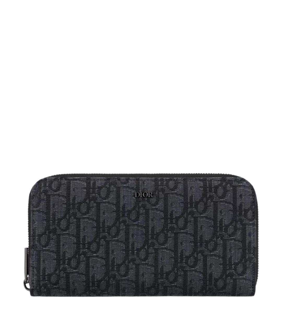 CHRISTIAN DIOR Антрацитовый кошелек, фото 1