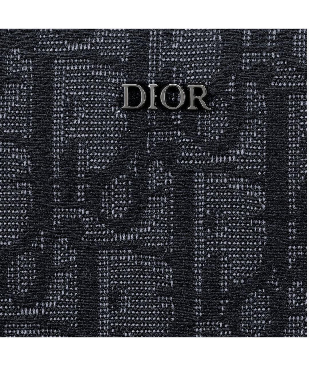 CHRISTIAN DIOR Антрацитовый кошелек, фото 5
