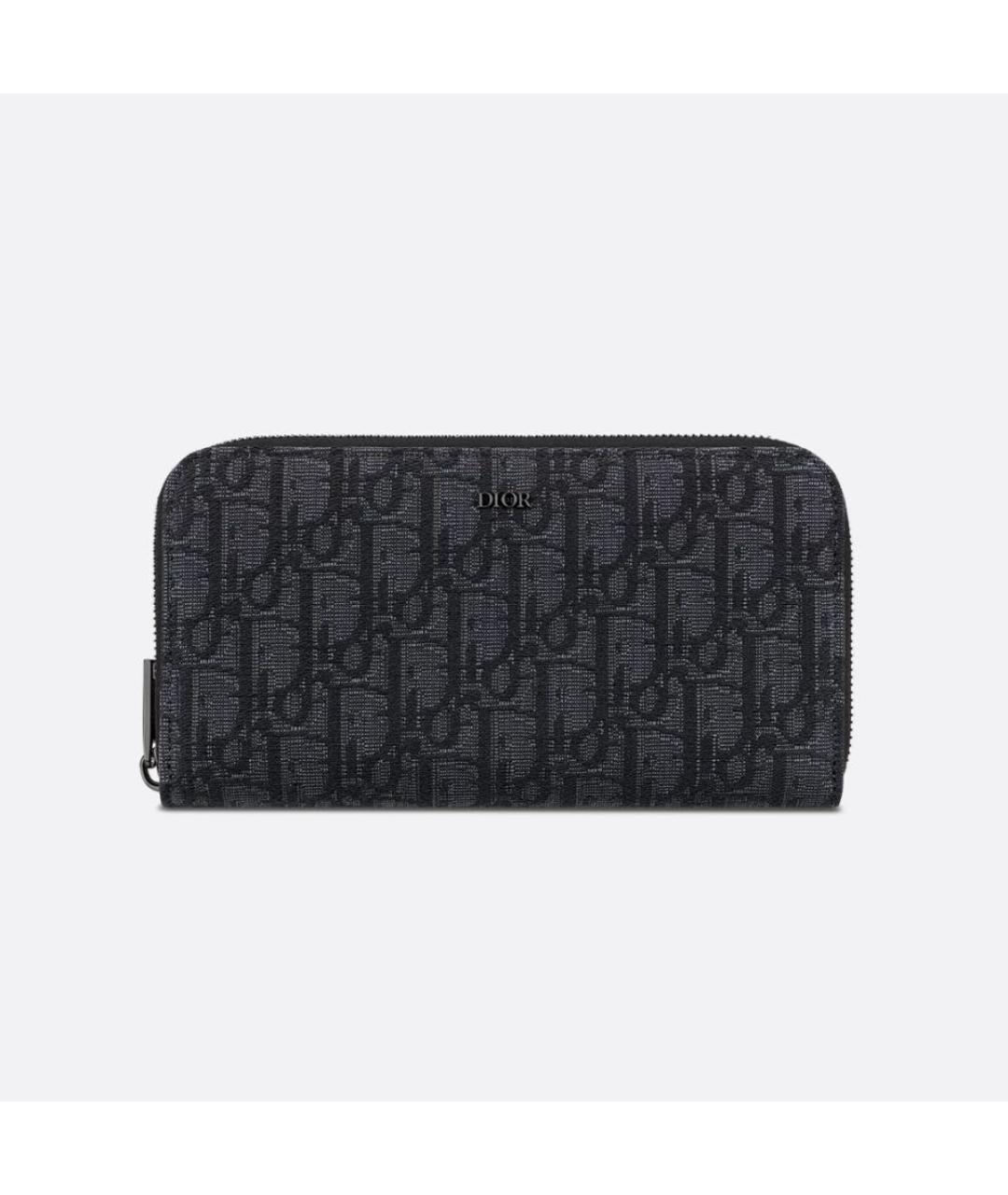 CHRISTIAN DIOR Антрацитовый кошелек, фото 6