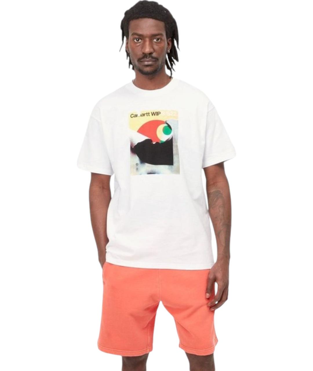 CARHARTT WIP Белая хлопковая футболка, фото 2