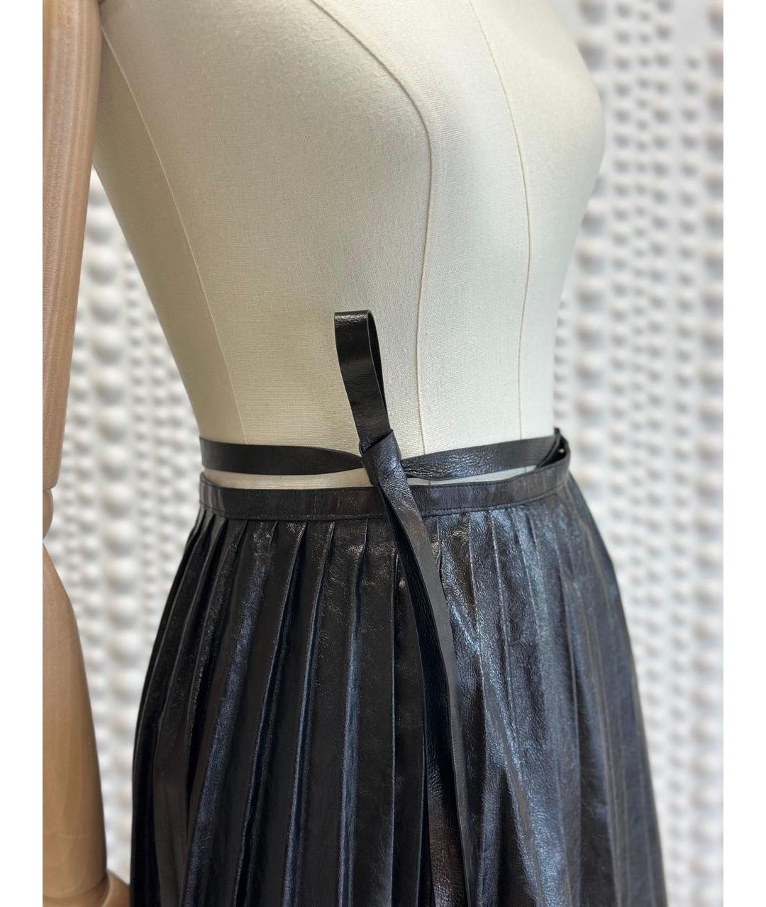 VALENTINO Черная юбка миди, фото 2