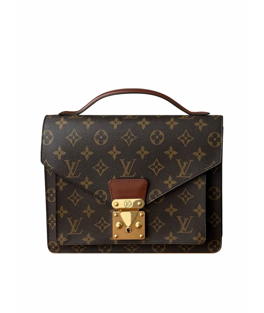 LOUIS VUITTON Коричневая сумка через плечо, фото 1