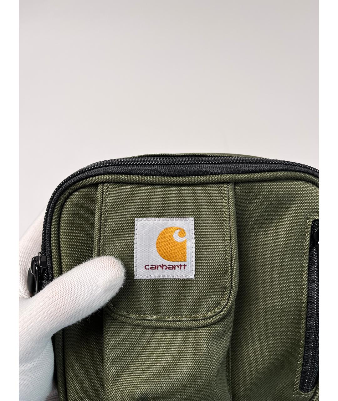 CARHARTT WIP Зеленая тканевая сумка на плечо, фото 3