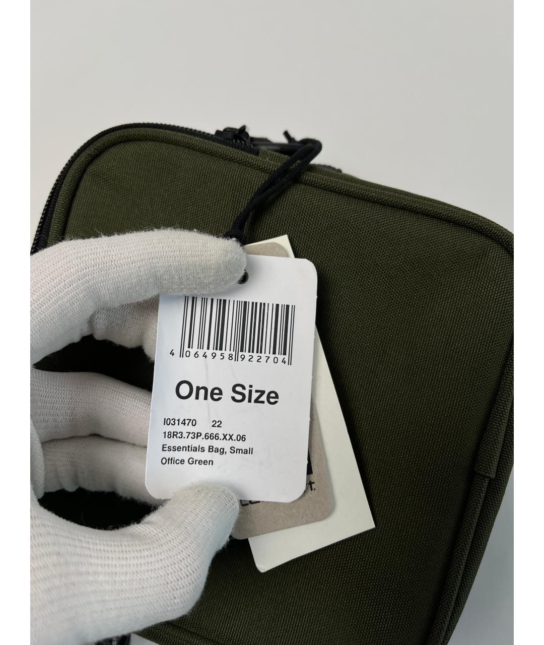 CARHARTT WIP Зеленая тканевая сумка на плечо, фото 5