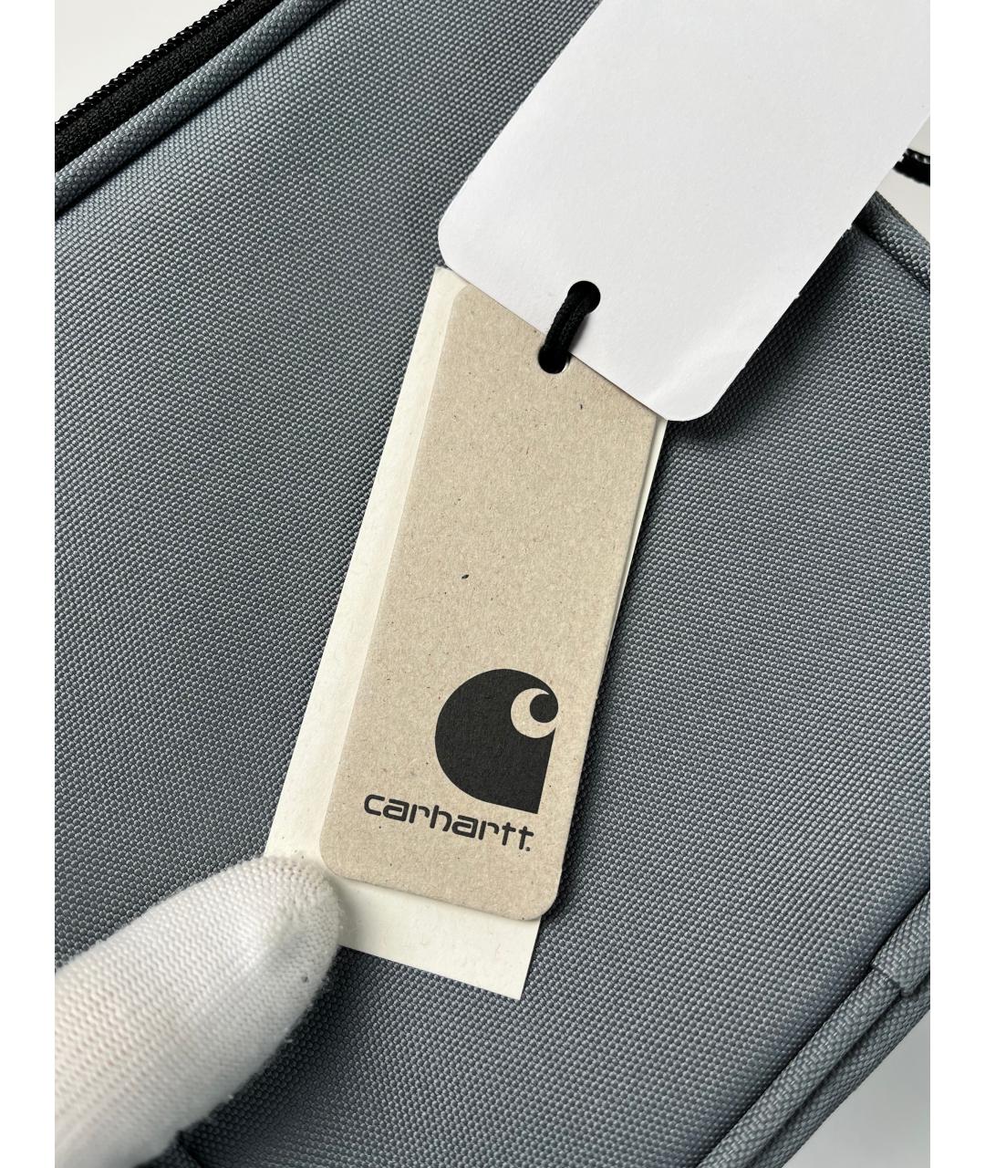 CARHARTT WIP Серая тканевая сумка на плечо, фото 6