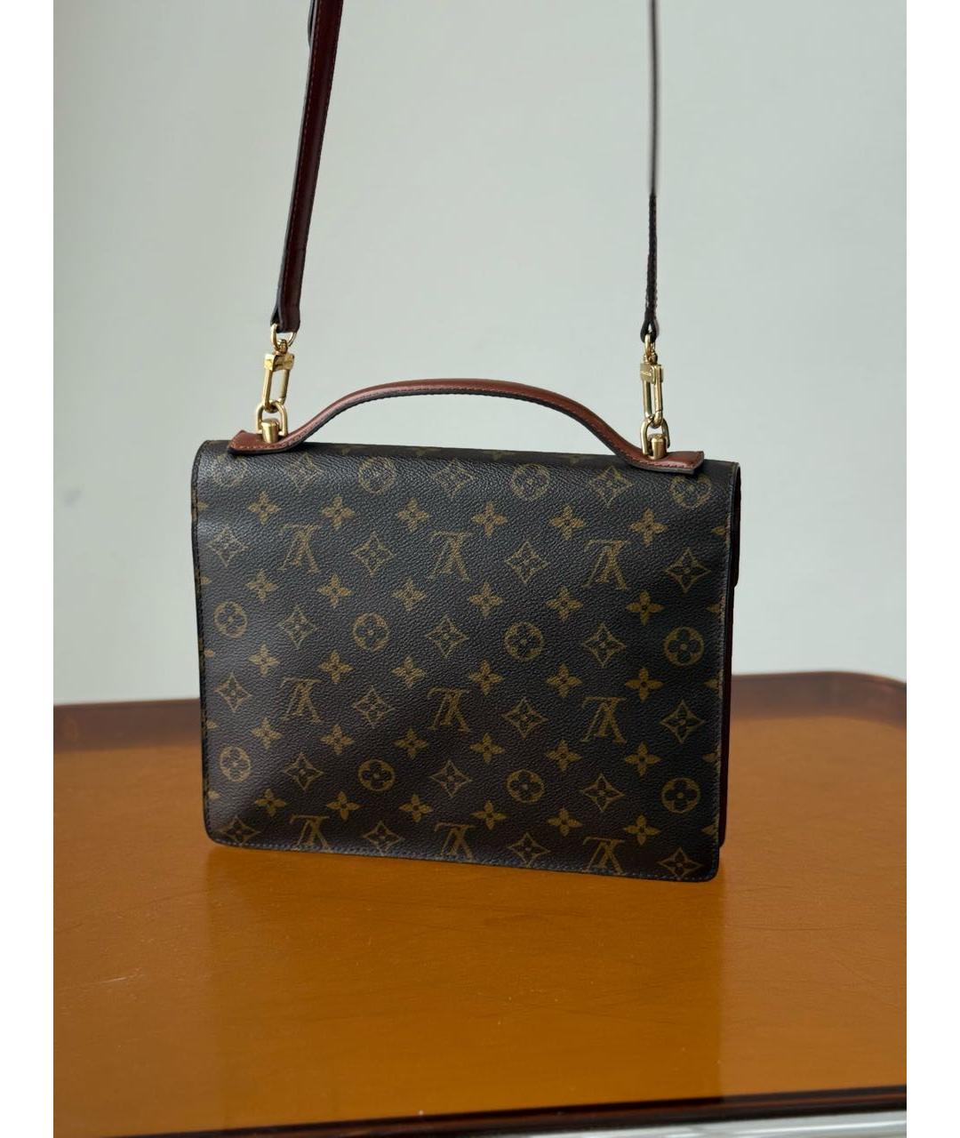 LOUIS VUITTON Коричневая сумка через плечо, фото 4