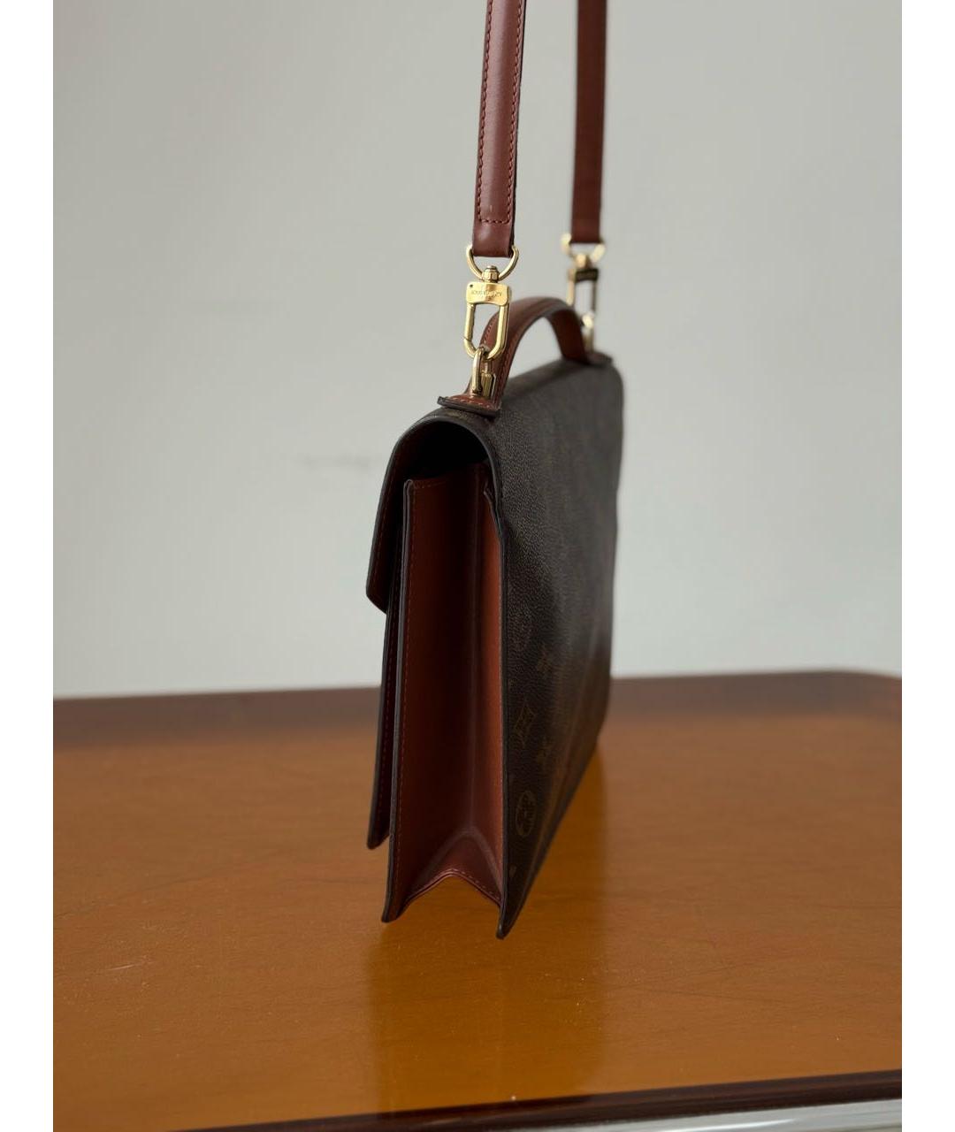 LOUIS VUITTON Коричневая сумка через плечо, фото 2