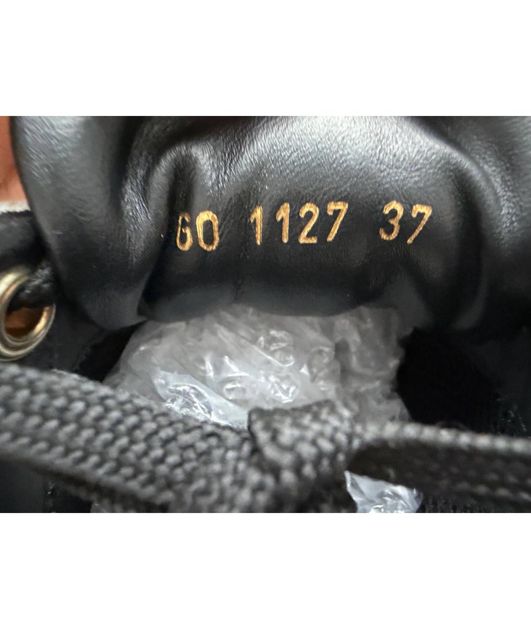 LOUIS VUITTON Черные текстильные кроссовки, фото 6