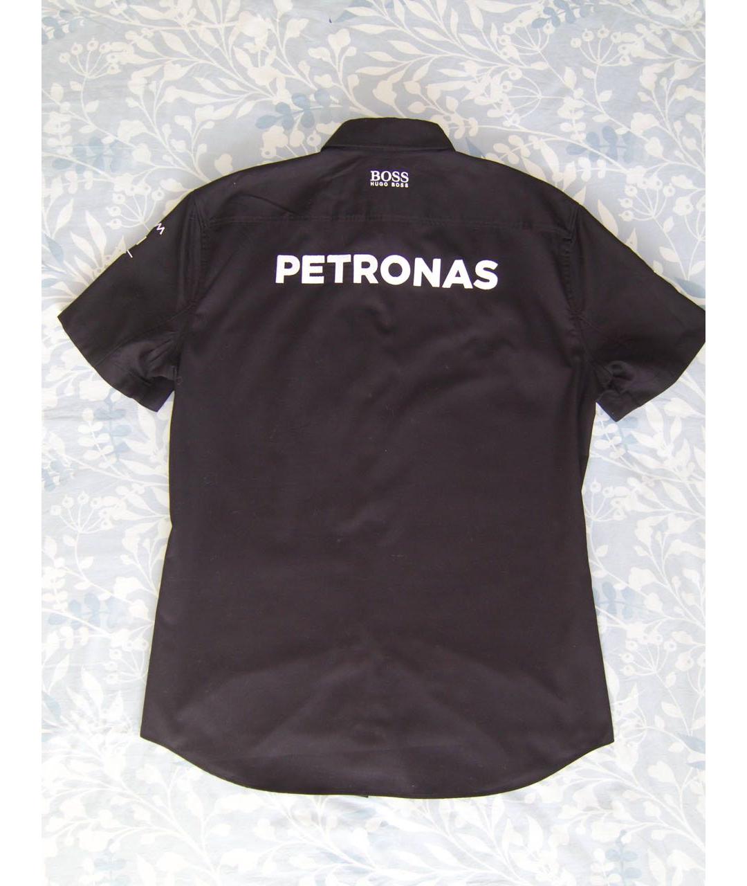 HUGO BOSS Черная хлопковая кэжуал рубашка, фото 2