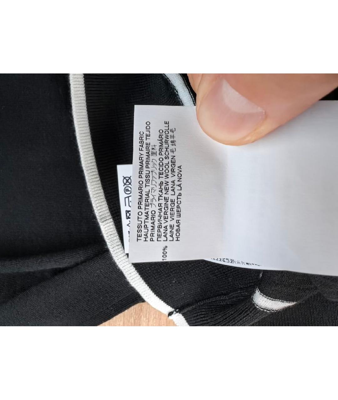 DSQUARED2 Темно-синий шерстяной джемпер / свитер, фото 8