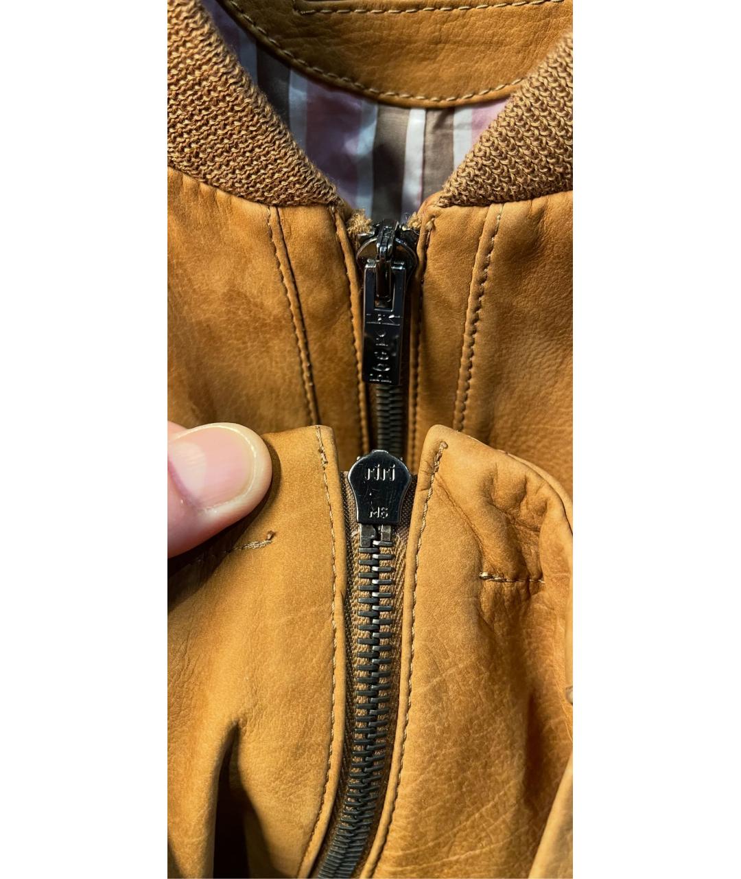 KITON Коричневая замшевая куртка, фото 4