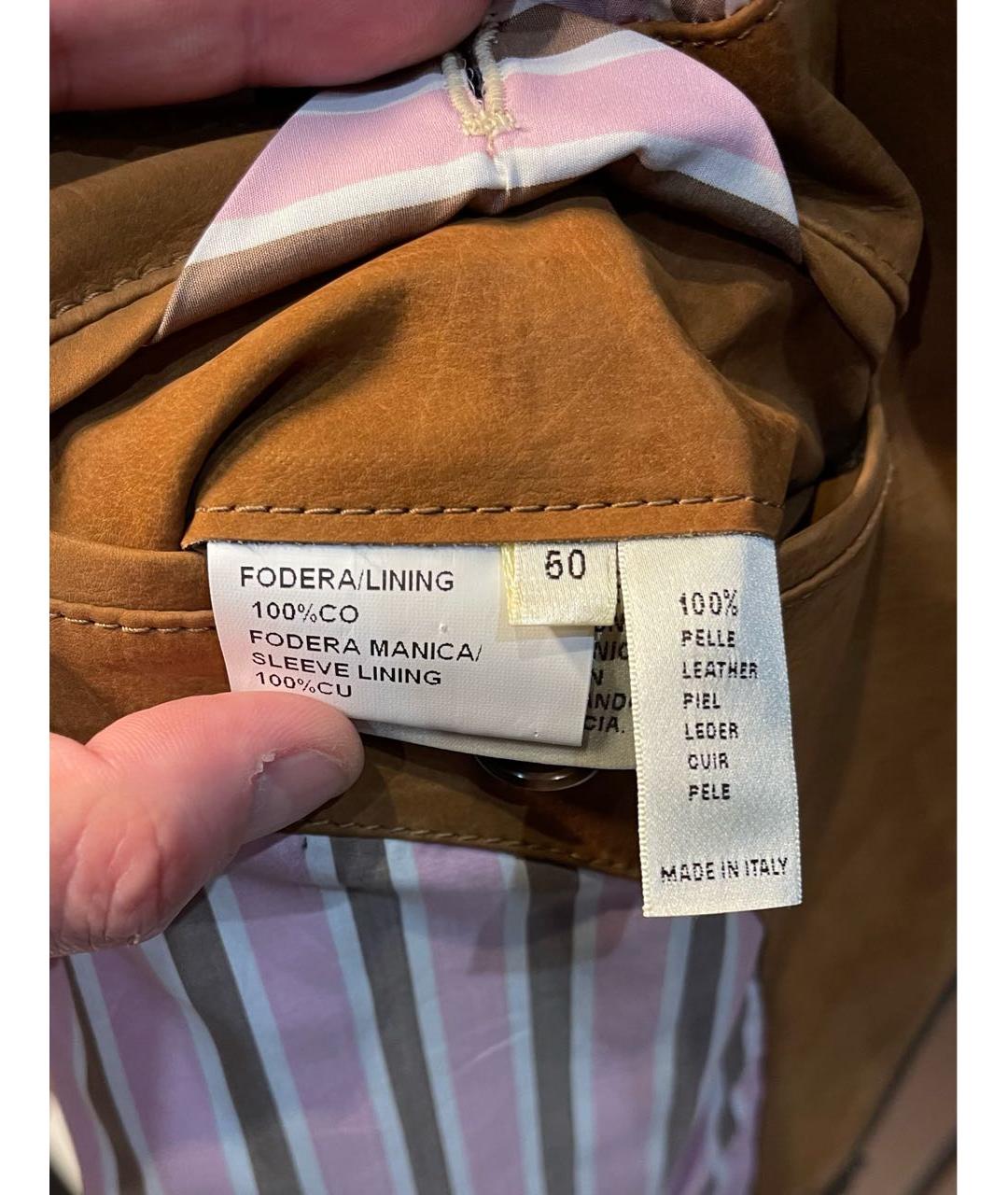 KITON Коричневая замшевая куртка, фото 5