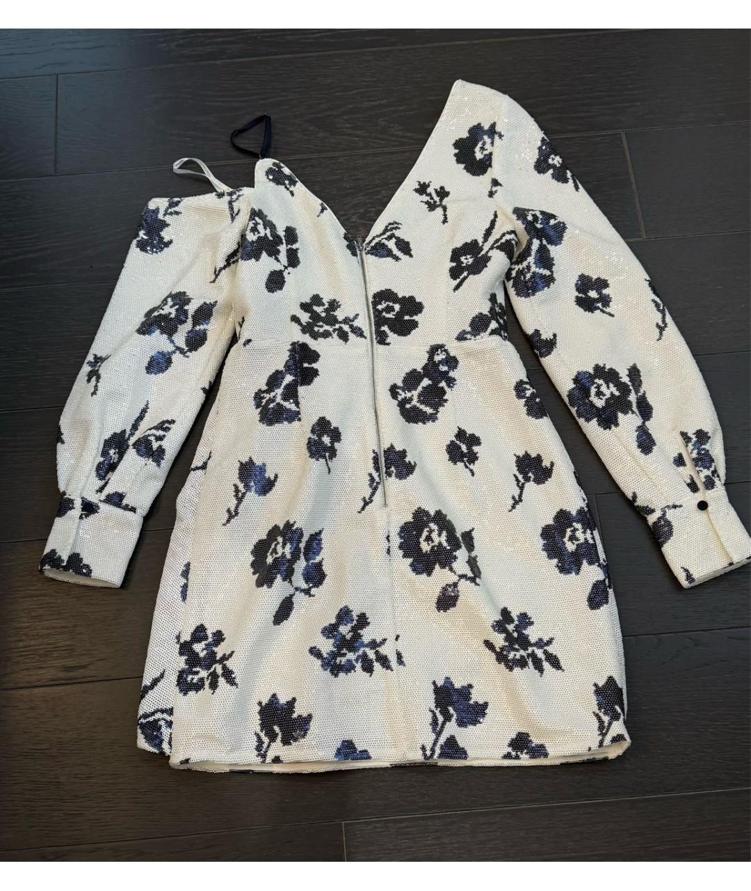 SELF-PORTRAIT Белое полиамидовое коктейльное платье, фото 2